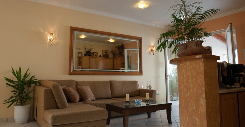 Reception - Agios Sostis Hotel Apartments
